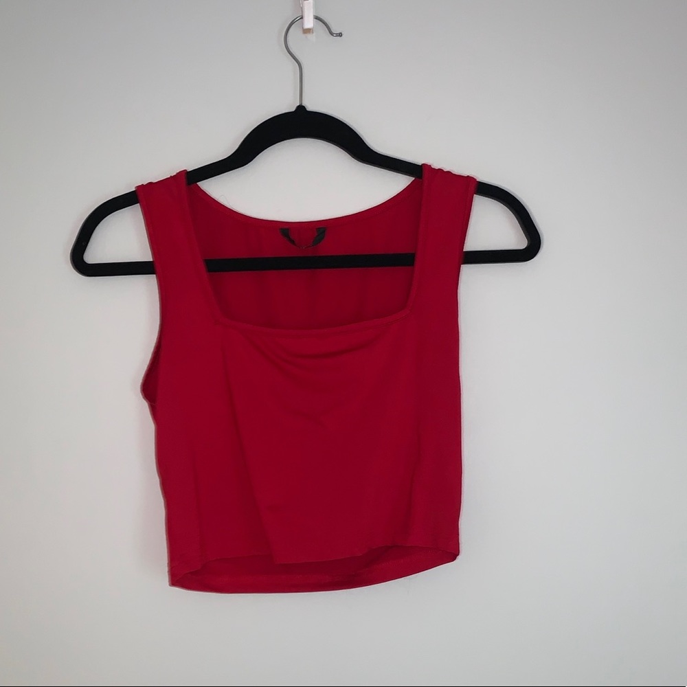 Red Crop Top